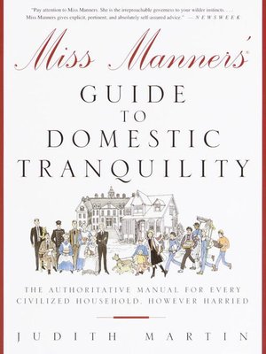 cover image of Miss Manners' Guide to Domestic Tranquility